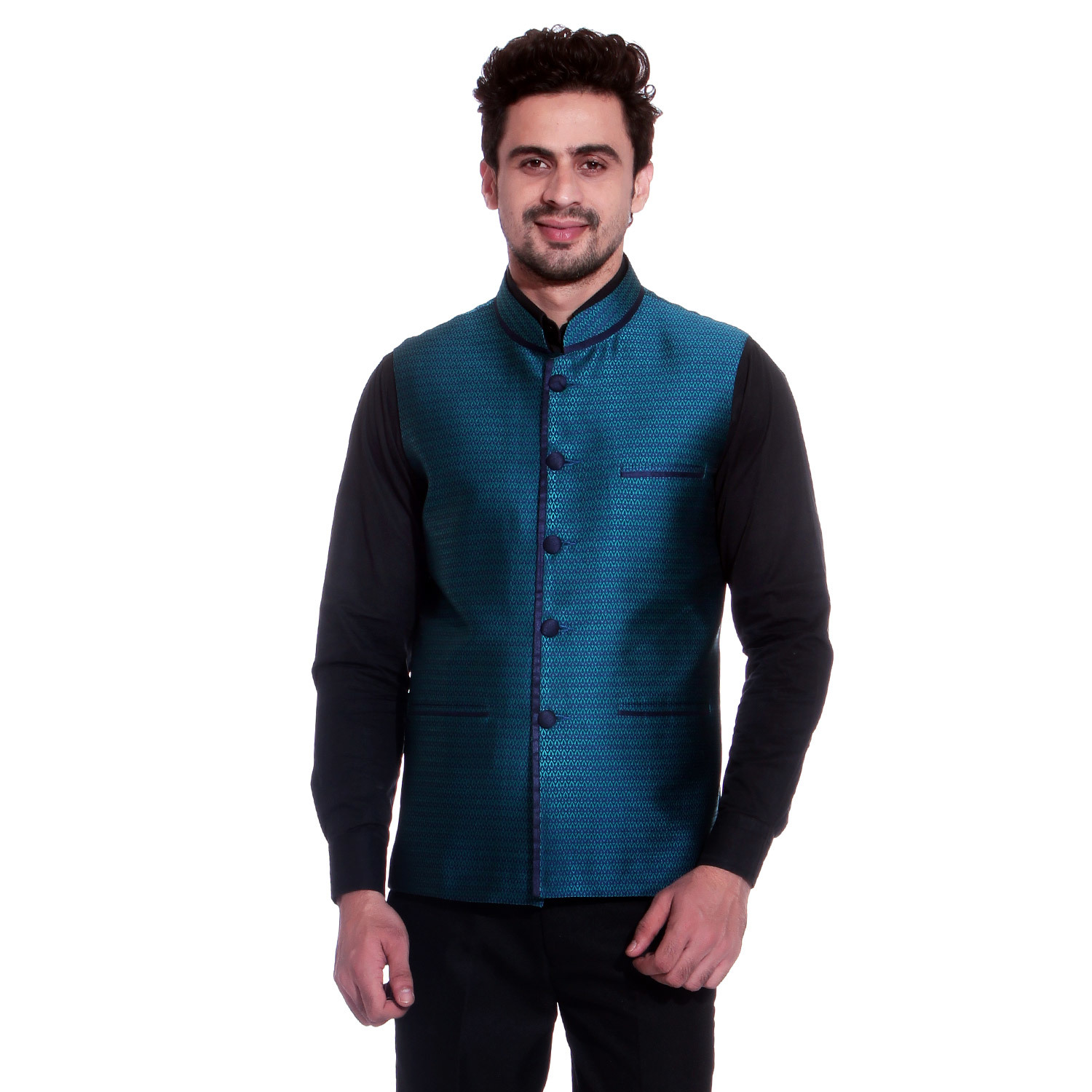 Jacquard Nehru Jacket