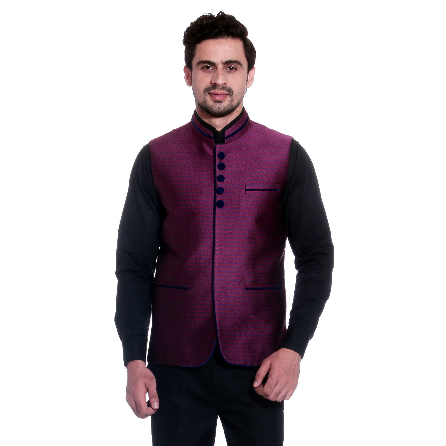 Jacquard Nehru Jacket