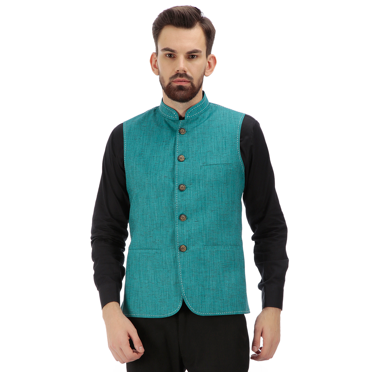 Jacquard Nehru Jacket