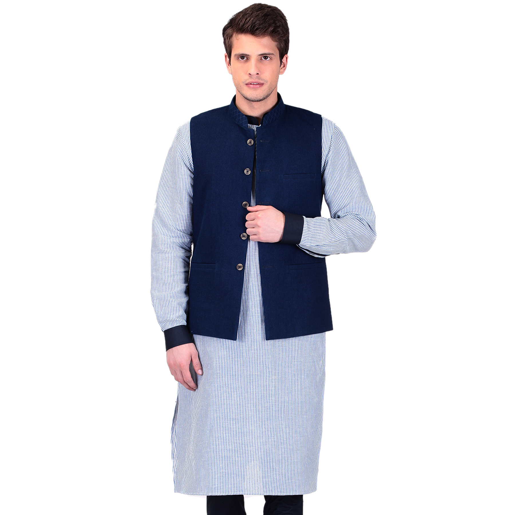 Jacquard Nehru Jacket