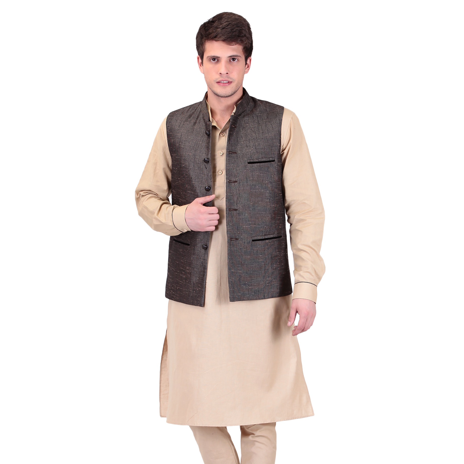 Jacquard Nehru Jacket