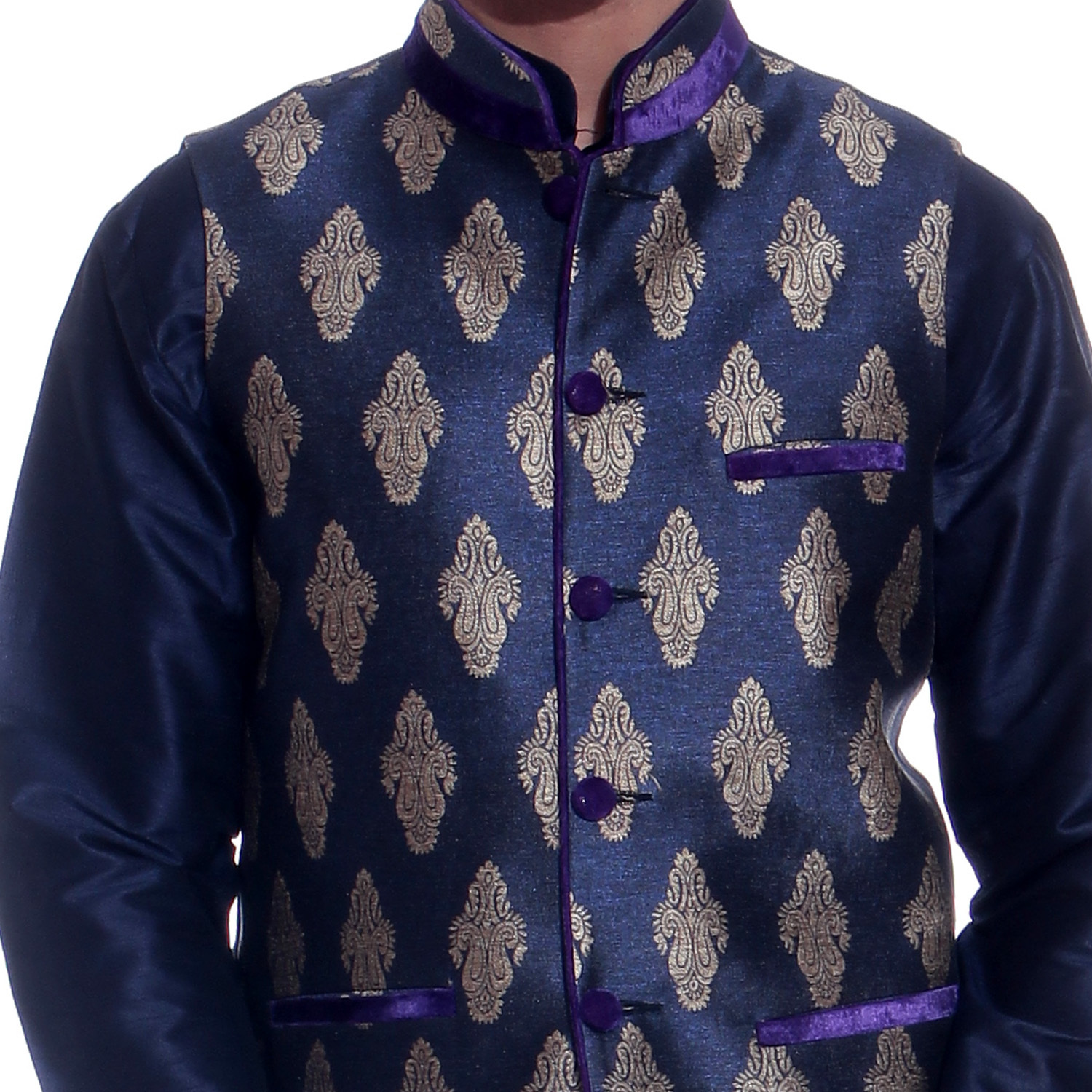 Jacquard Nehru Jacket
