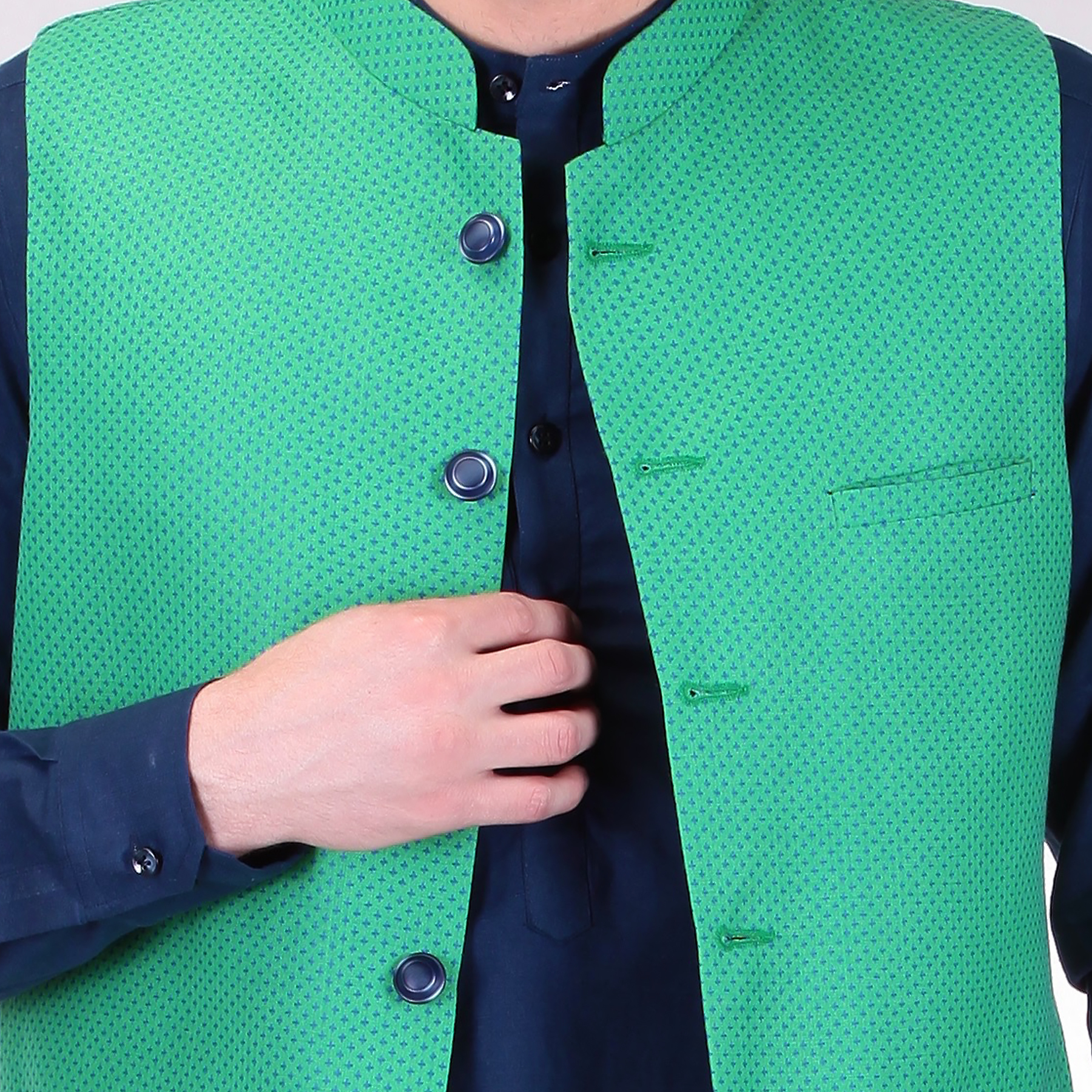 Jacquard Nehru Jacket