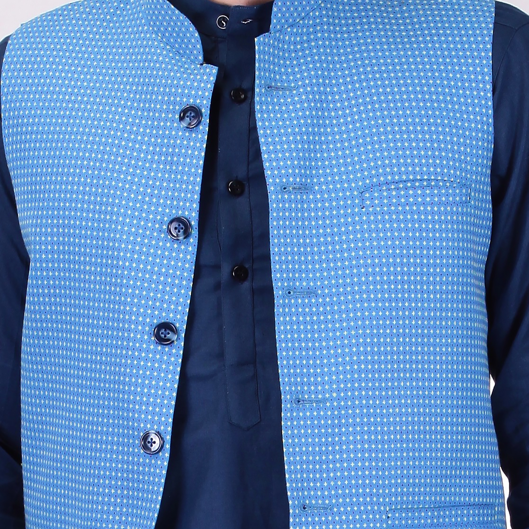 Jacquard Nehru Jacket