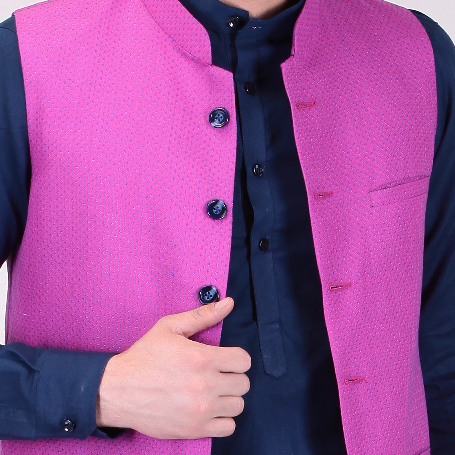 Jacquard Nehru Jacket