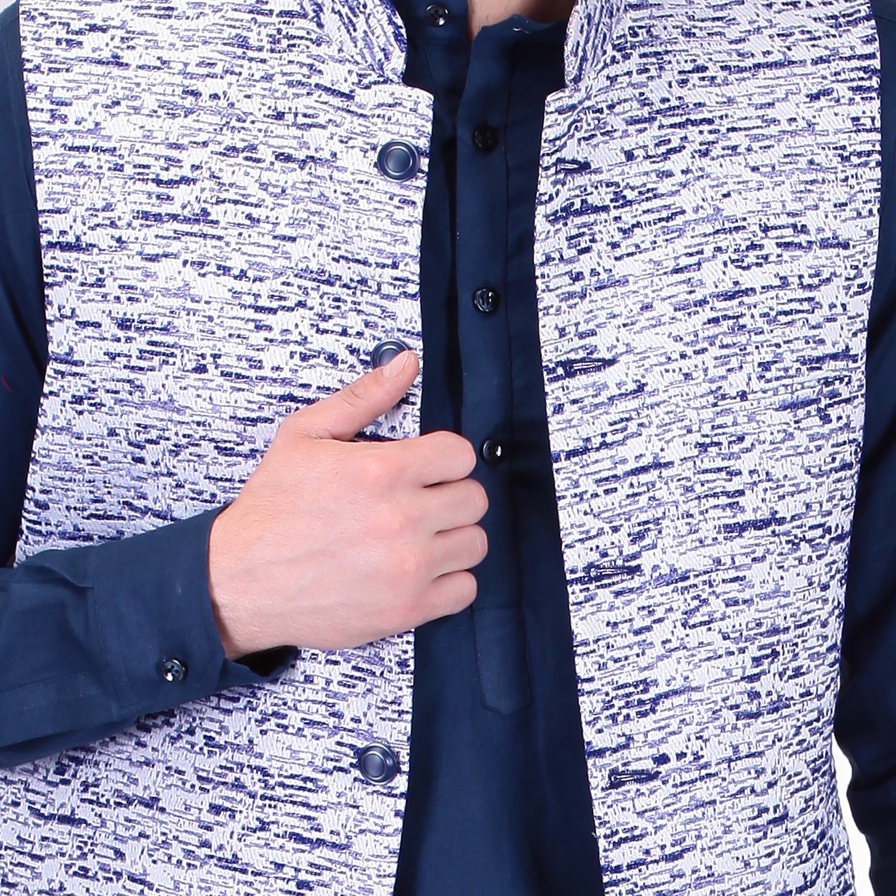 Jacquard Nehru Jacket