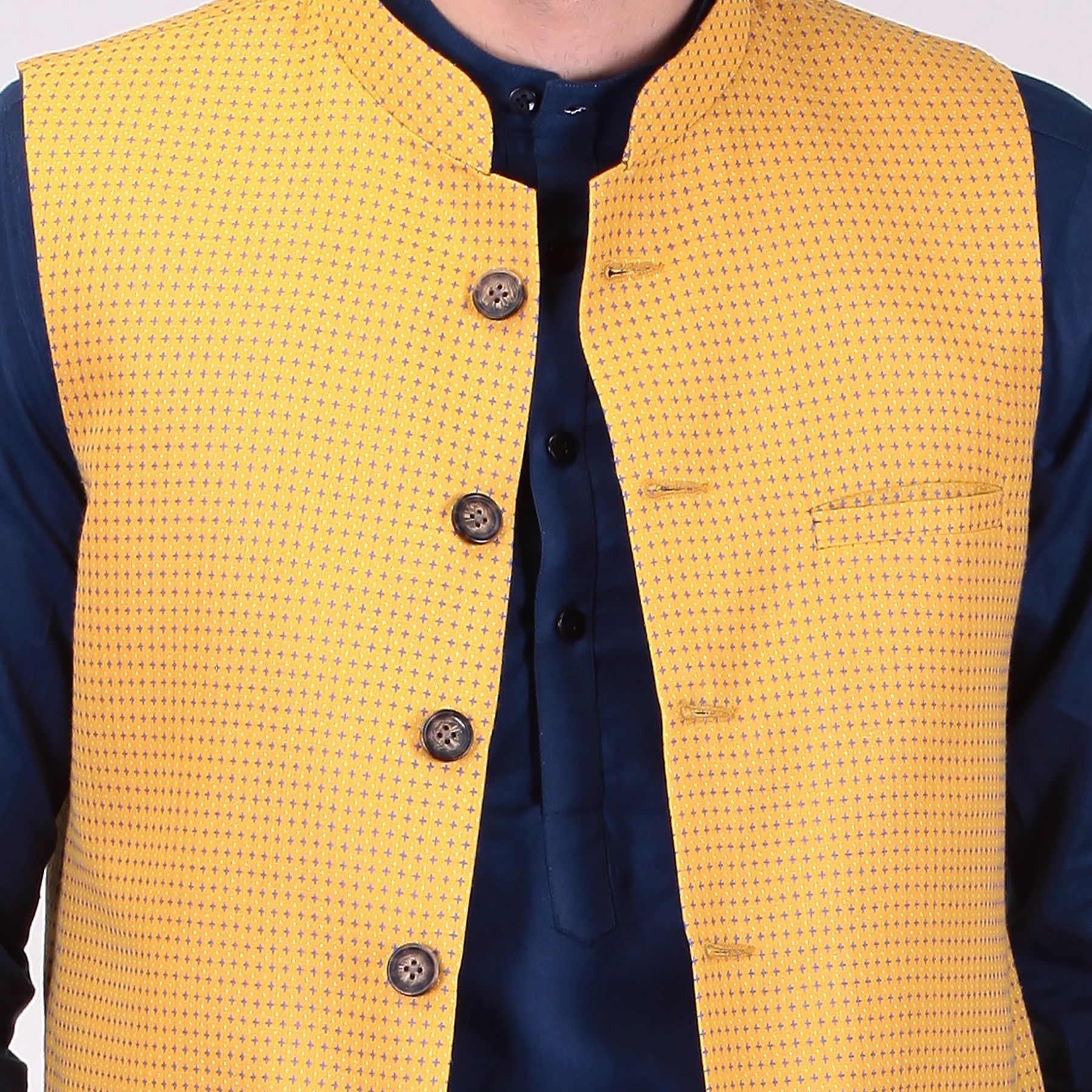 Jacquard Nehru Jacket