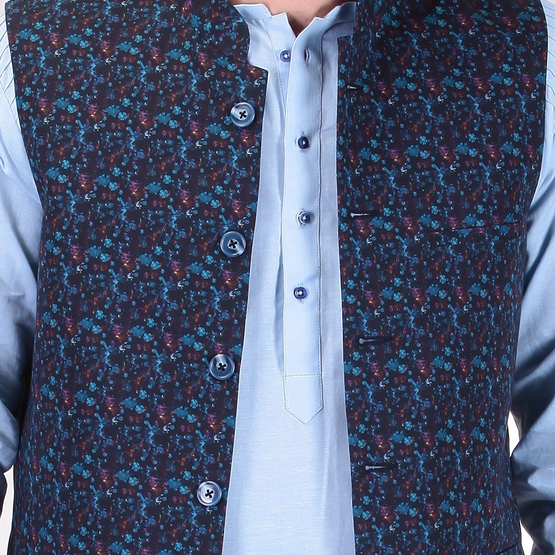 Jacquard Nehru Jacket