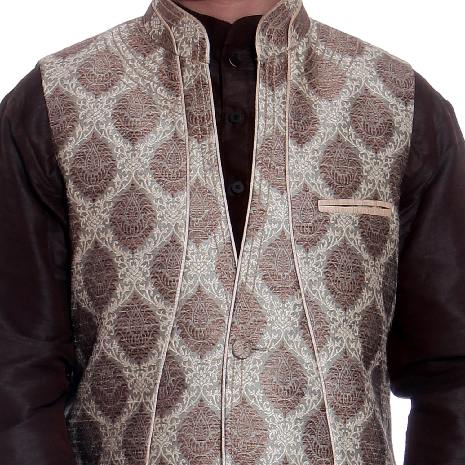 Jacquard Nehru Jacket