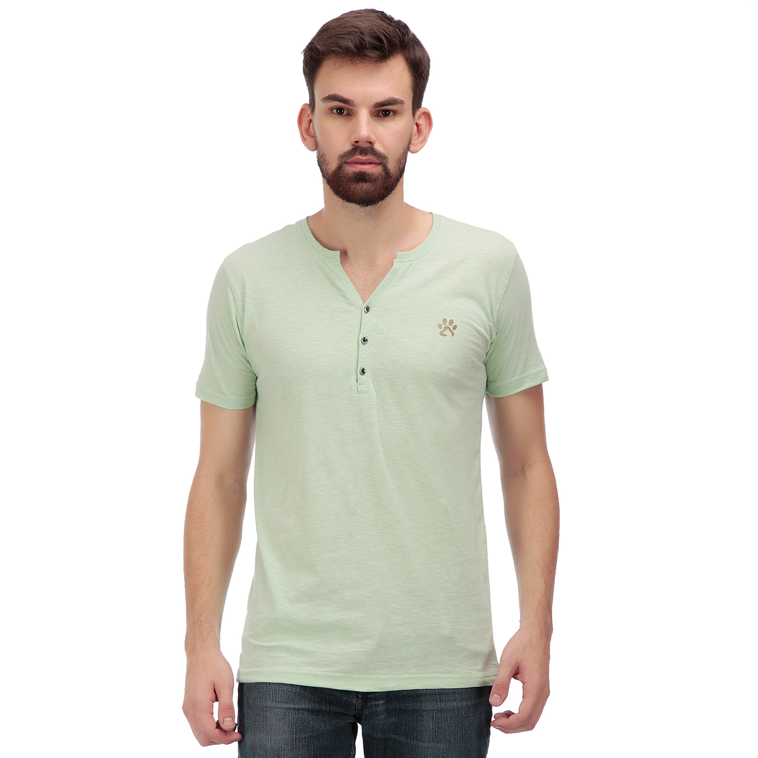 Black Henley T Shirt