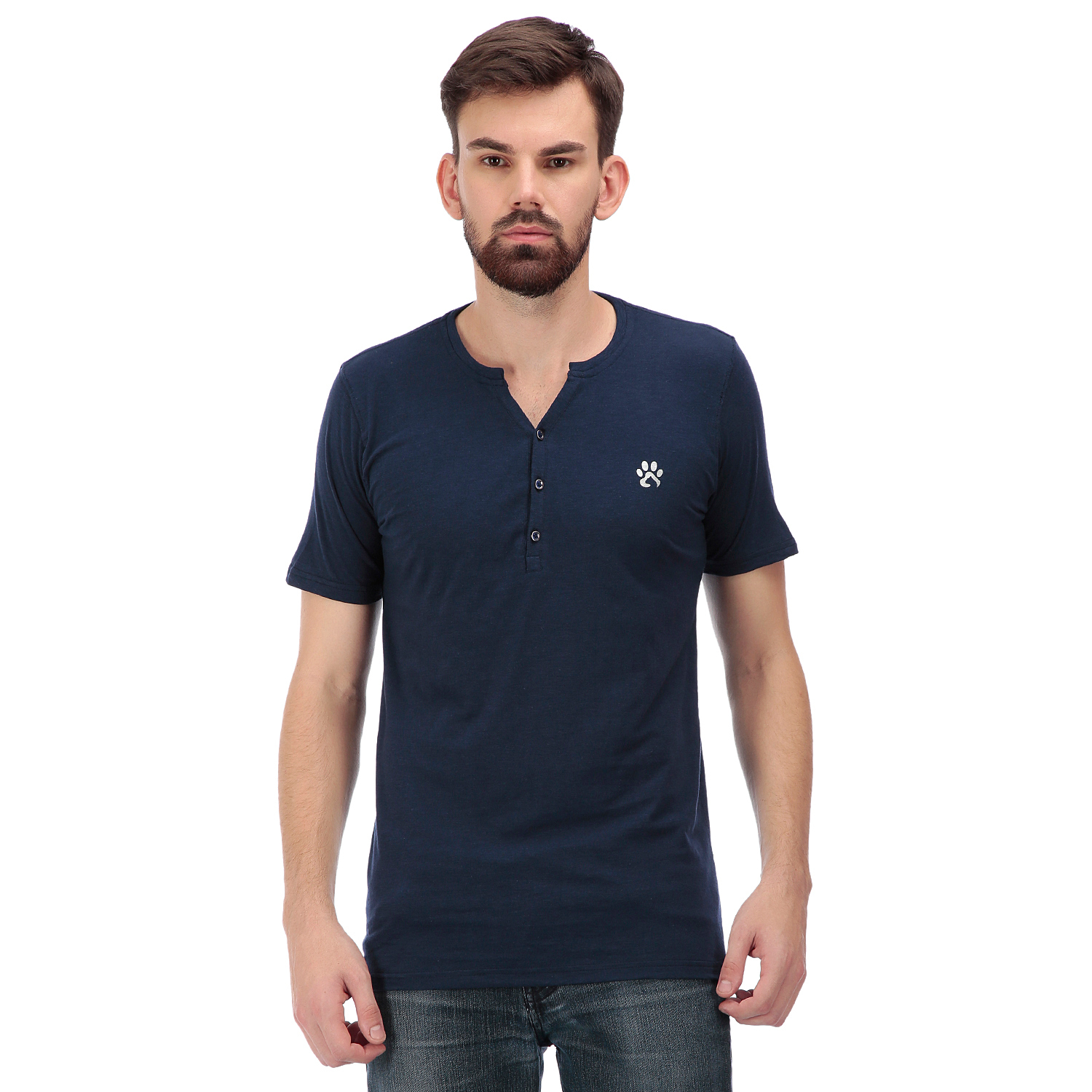 Black Henley T Shirt
