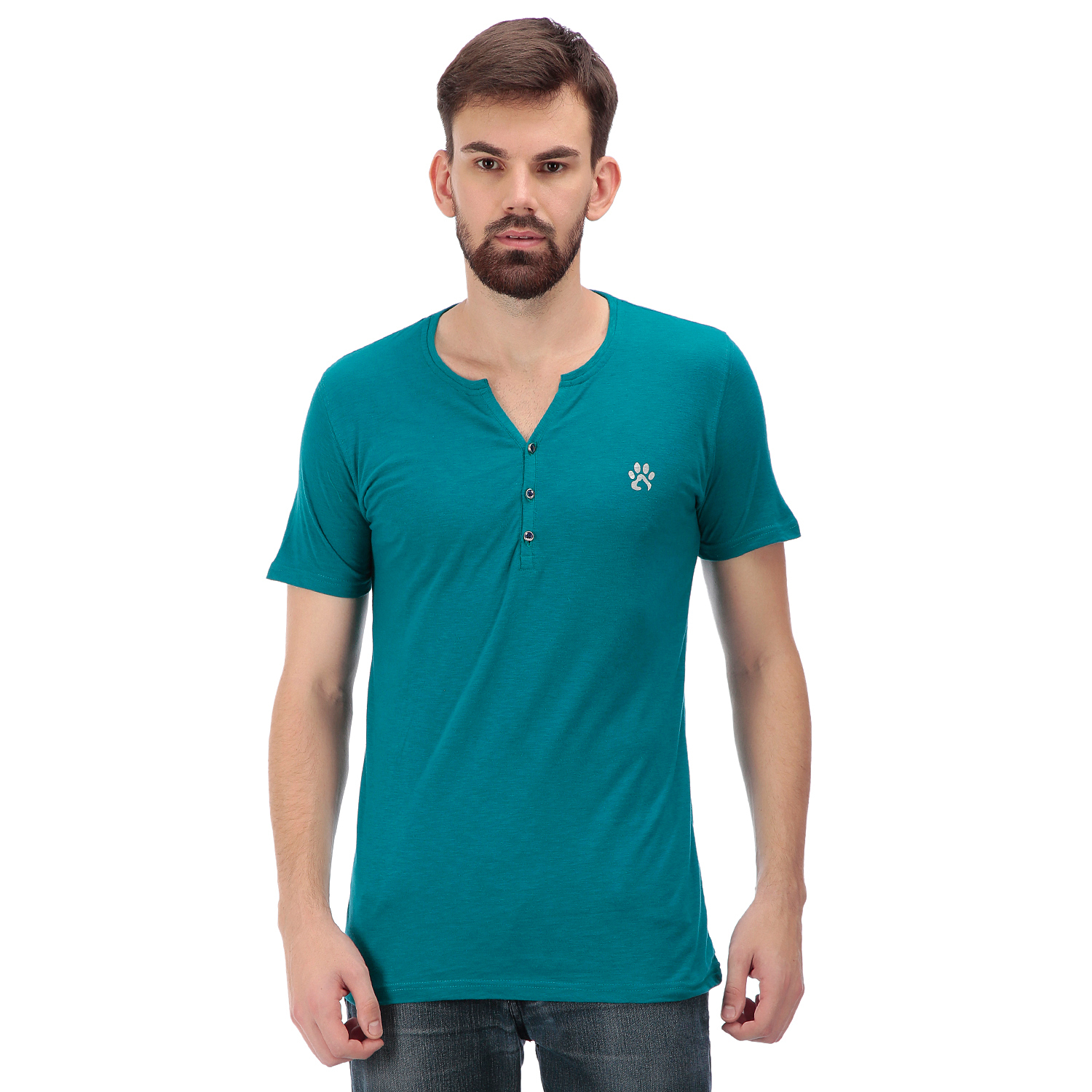 Black Henley T Shirt