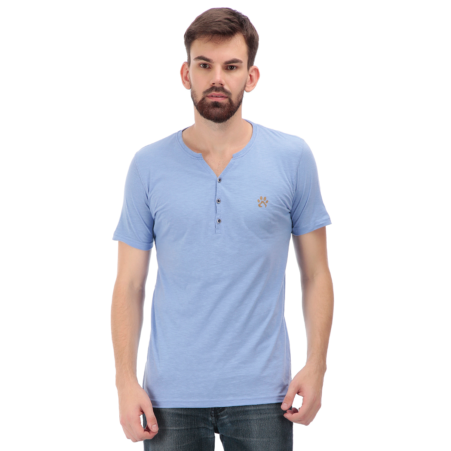 Black Henley T Shirt
