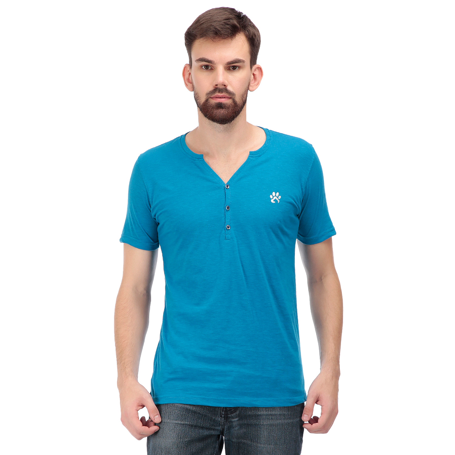 Black Henley T Shirt