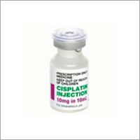 Cisplatin 10 Mg - Platinum-Based Injectable Chemotherapy Solution | Accurate Formulation, Durable Onset of Action, Effective for Various Cancers