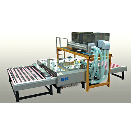 Gray Glass Washing Machine