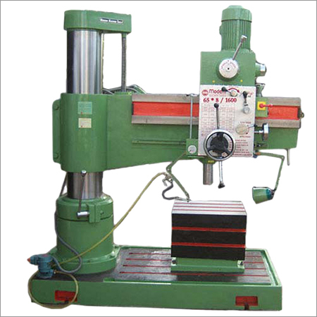 75MM Semi-Automatic Radial Drill Machine - 7.5HP Drilling Head Motor, 600 Mpa Steel Capacity | 16 Speeds, 5000Kg Weight, MAAN Green Special