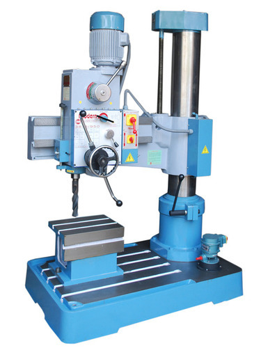40MM Radial Drill Machine - Heavy Duty Stainless Steel & Cast Iron, 40/42MM Drilling Capacity, 8 Spindle Speeds, 2 Auto Feeds, ISO Compliant, Precision Tapping and Reaming Features