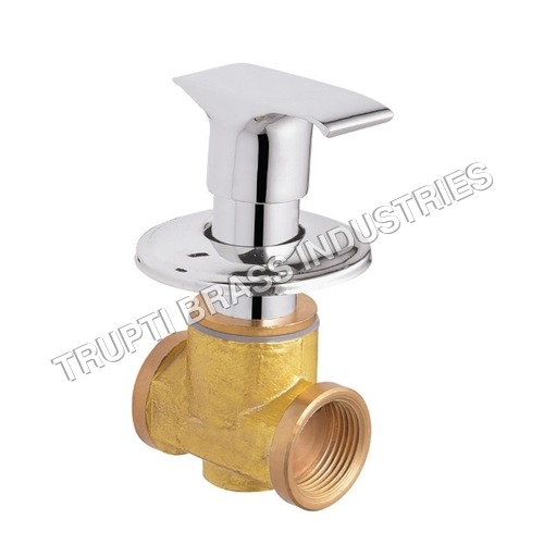 Flush Cock B.P - Brass, 24-25 mm Rectangular | Durable Metal Design with Reliable Performance and Corrosion Resistance