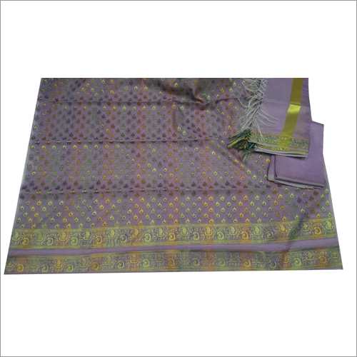 ऑर्गेंज़ा लेडीज़ साड़ी