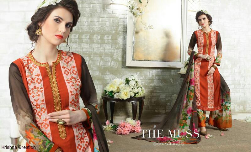 Embroidered Anarkali Suits - Georgette Material, Customized Size, Full Sleeves | Anti Wrinkle, Breathable, Quick Dry, All Season Wear