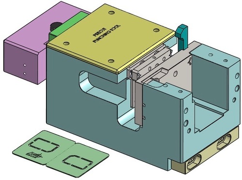 आधा कार्ड विभाजन पंचिंग उपकरण