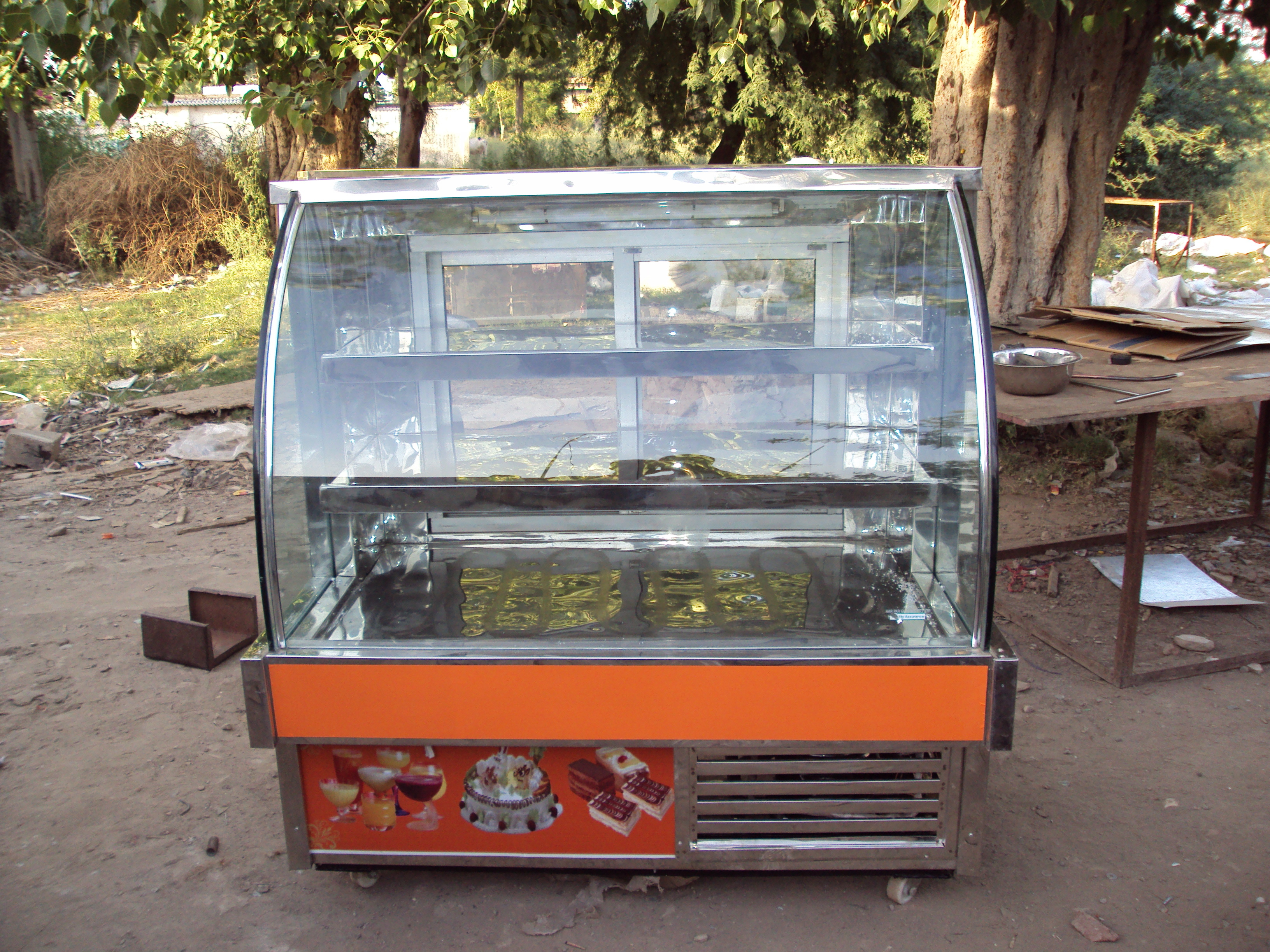 Stainless Steel Display Counter