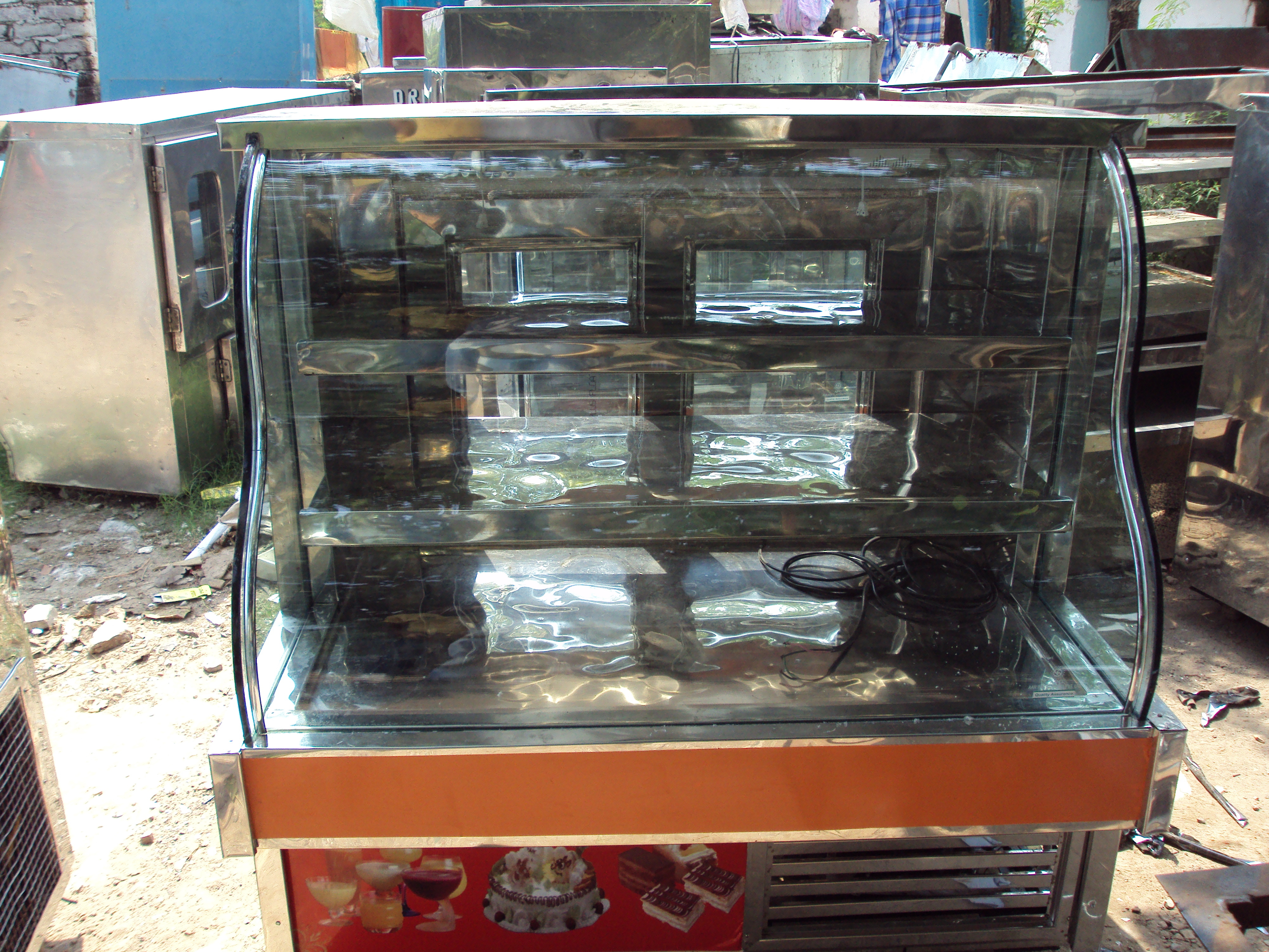 Stainless Steel Display Counter