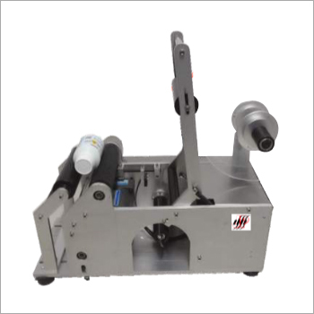 Semi Automatic Sticker Labeling Machine - Durable Steel Construction, Compact Design for Versatile Labeling Applications