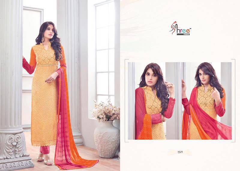 Embroidered Saree