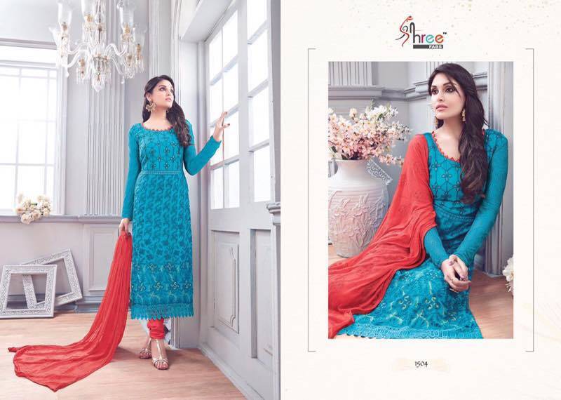 Embroidered Saree