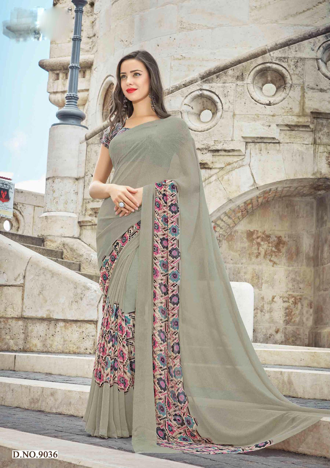 Georgette Printed Sarees