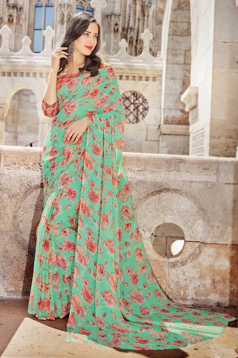 Georgette Weightless Sarees
