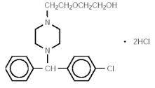 Hydroxyzine Hydrochloride - USP Reference Standard, Analytical Grade Tablets, CAS No: 2192-20-3, Empirical Formula C21H27ClN2O2, Molecular Weight 447.83 g/mol, Solubility 0.0914 mg/ml