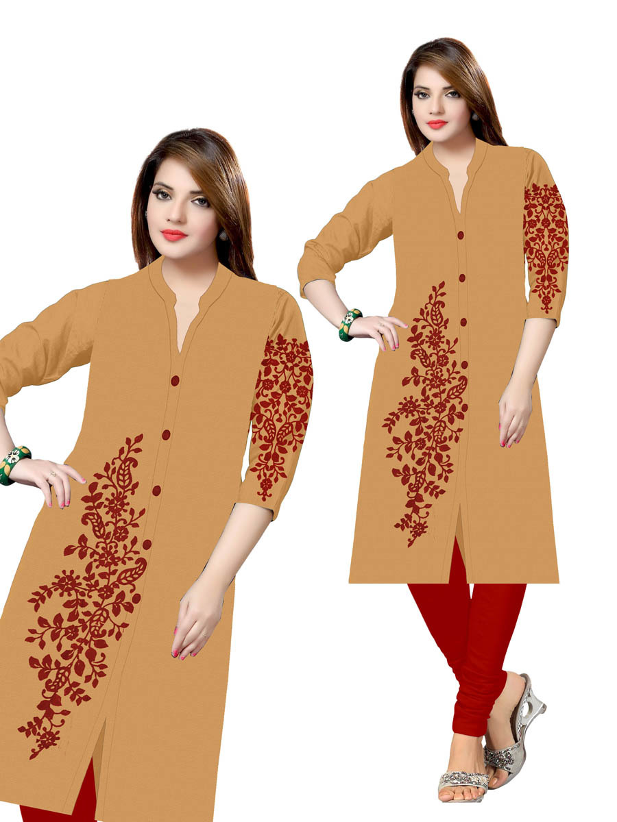 Rayon Slub - [Size: Xl, Xxl] | [Color: Rich Pink, Floral Embroidered Design, Full Sleeves, Modern Style, Casual & Party Wear]