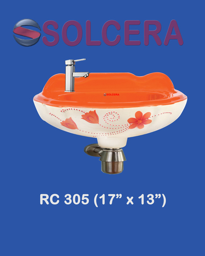 व्हाइट मल्टीकलर जेड सेरा विट्रोसा सिरेमिक पेडस्टल वॉश बेसिन