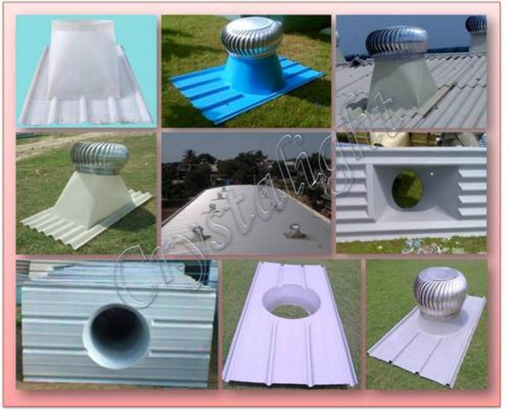 CRYSTAL Turbo Ventilator - Steel, Custom Size , Efficient Ventilation, Easy to Fit, Longer Service Life, Unconventional Energy Source, Eco-Friendly