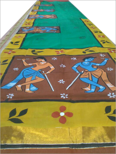 ट्रेंडी हाथ से बुनी हुई सिल्क साड़ी