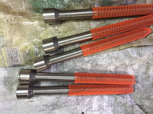 Cylindrical Nib Bolts - 4-8 Inch | Stainless Steel, Powder Coated Finish, Silver Color