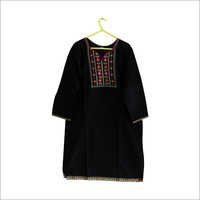 Black Embroidery Kurti