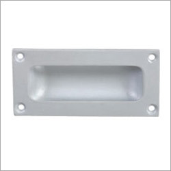 Flush Pull - Aluminum 100x35mm | Silver Finish, Lightweight, Rust-Resistant, Ideal for Sliding Doors and Cabinets