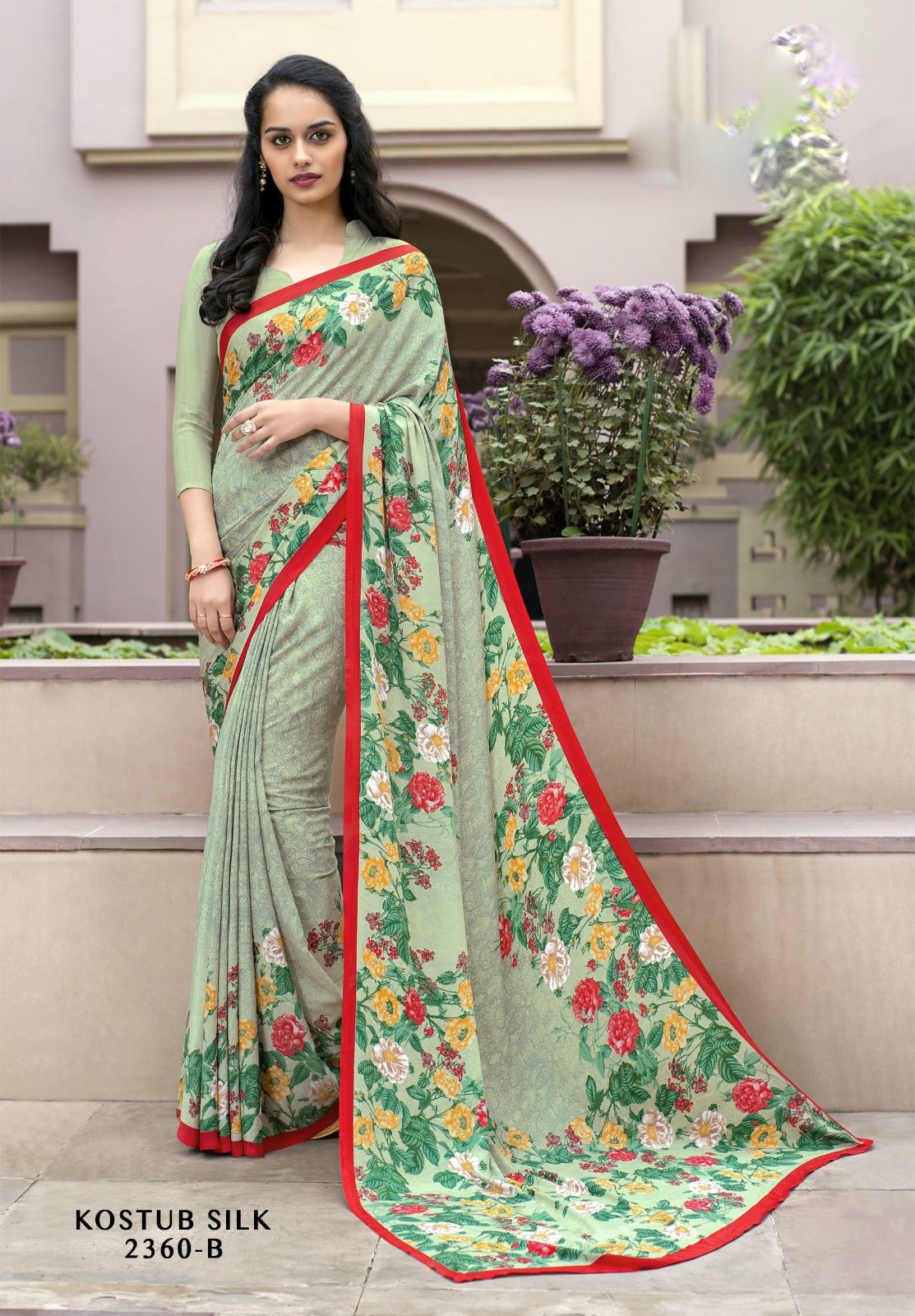 Georgette Printed Sarees
