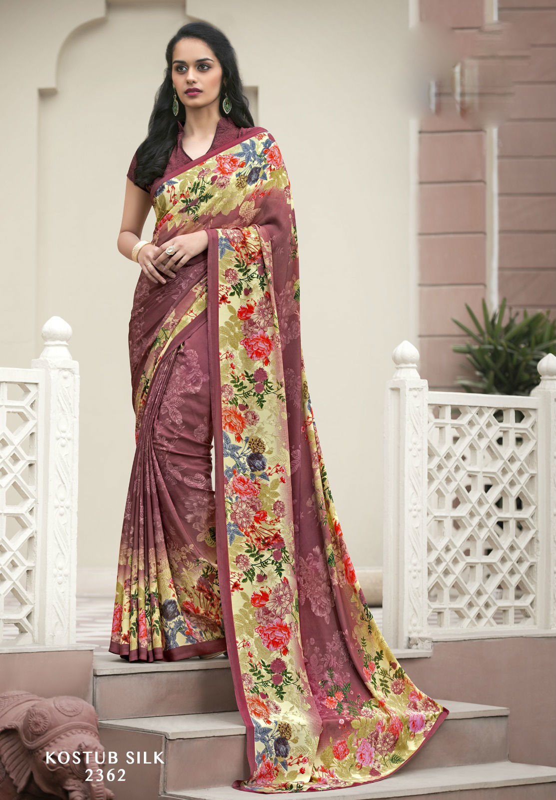 Georgette Printed Sarees