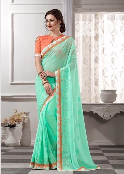 Georgette New Designer Sarees