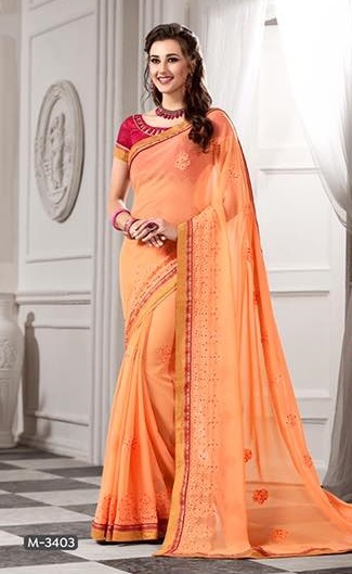 Georgette New Designer Sarees