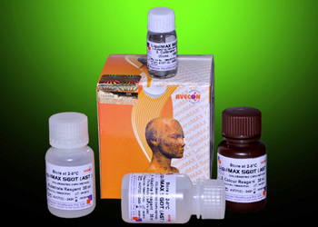 LiquiMAX SGOT COLORIMETRIC (AST) का उपयोग SGOT (सिरम ग्लूटामेट ओक्सिलेट ट्रांसैमिनेज) स्तरों के रंगमापी निर्धारण के लिए किया जाता है। इसकी सटीकता और विश्वसनीयता इसे नैदानिक प्रयोगों के लिए एक आदर्श विकल्प बनाती है।