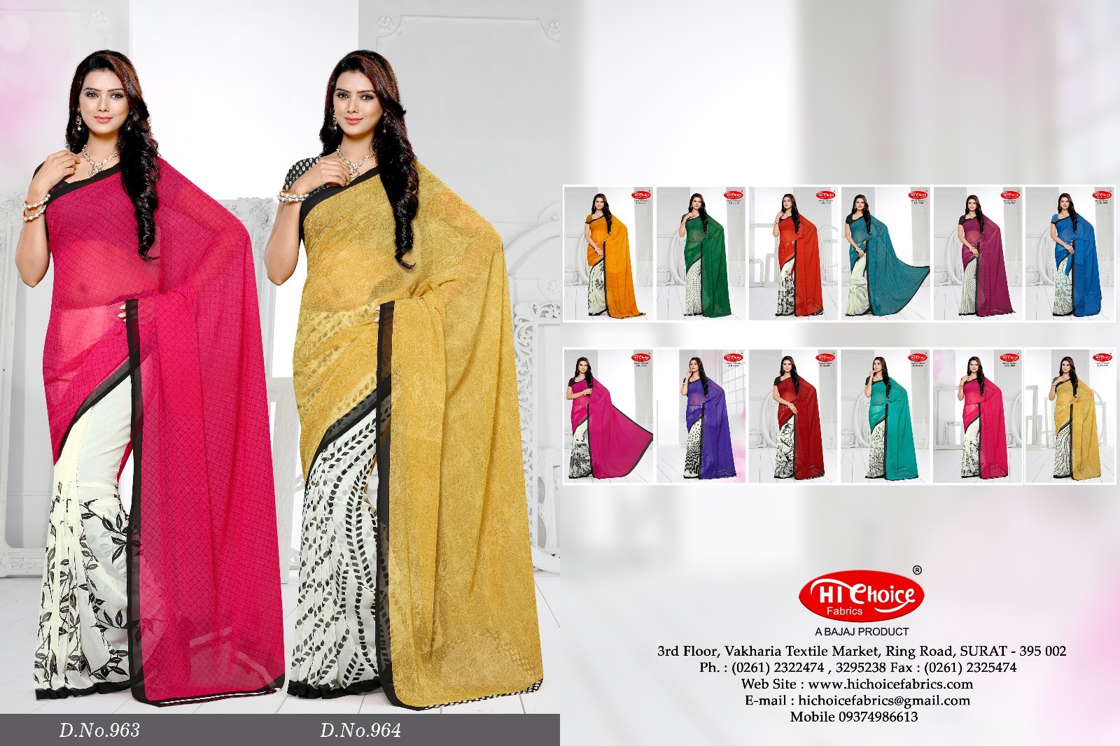 Chiffon Double Printed Saree