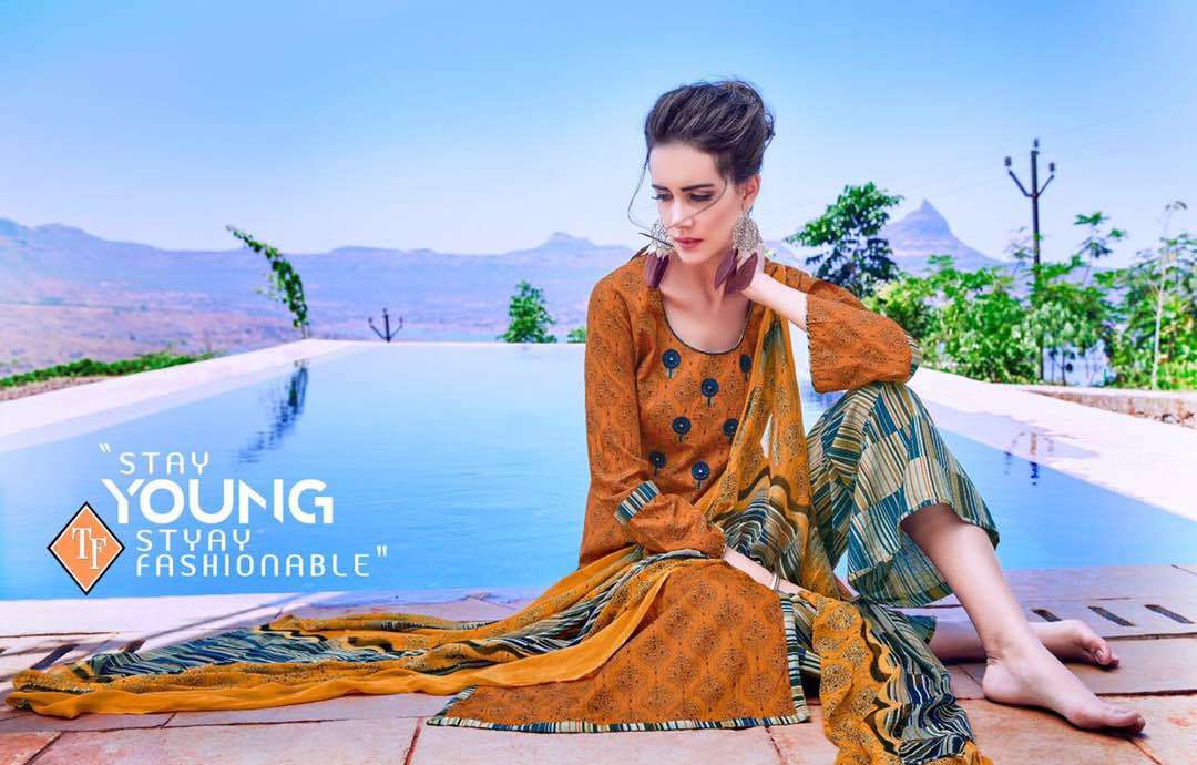 Suhaz Salwar Suit Set - Pure Lawn Cotton Top With Cross Stitch Embroidery, Nazneen Dupatta | Breathable, Anti-wrinkle, Quick Dry, Full Sleeve Design