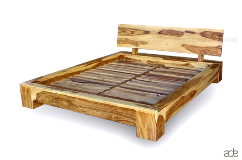 भारतीय लकड़ी का बिस्तर