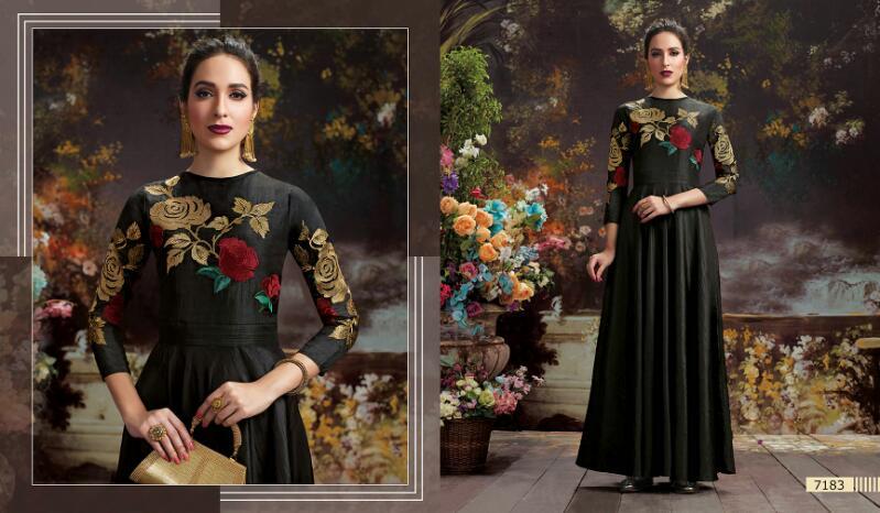Ladies Salwar Suits - Faux Georgette & Dull Santoon Fabric, Trendy Ethnic Design With Embroidered Pattern, Anti-wrinkle, Breathable, Full Sleeves, Custom Size Options